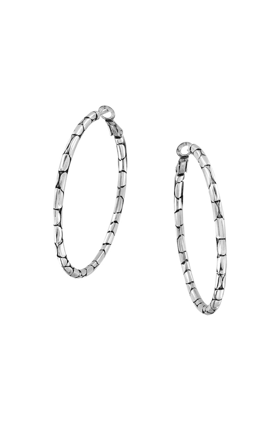 Pebble Large Hoop Earring