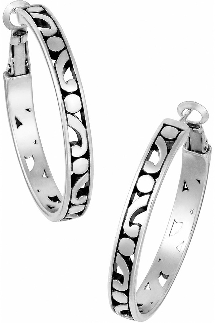 Brighton Contempo Medium Hoop Earrings