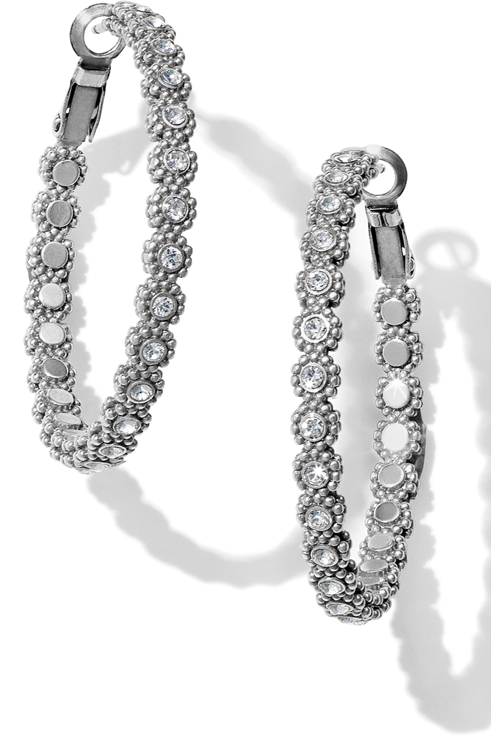 Brighton Twinkle Splendor Medium Hoop Earrings