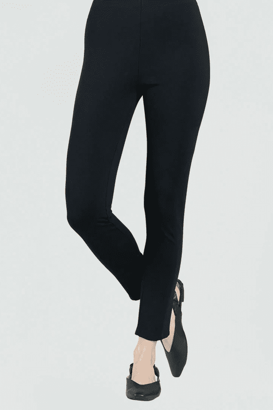 Ponte Knit - Boot Cut Pant - Black – Clara Sunwoo