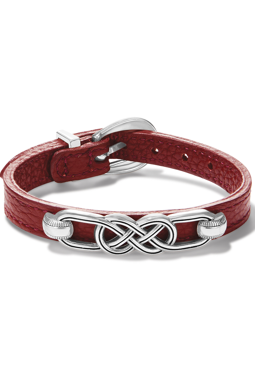 Brighton Interlok Braid Leather Bracelet