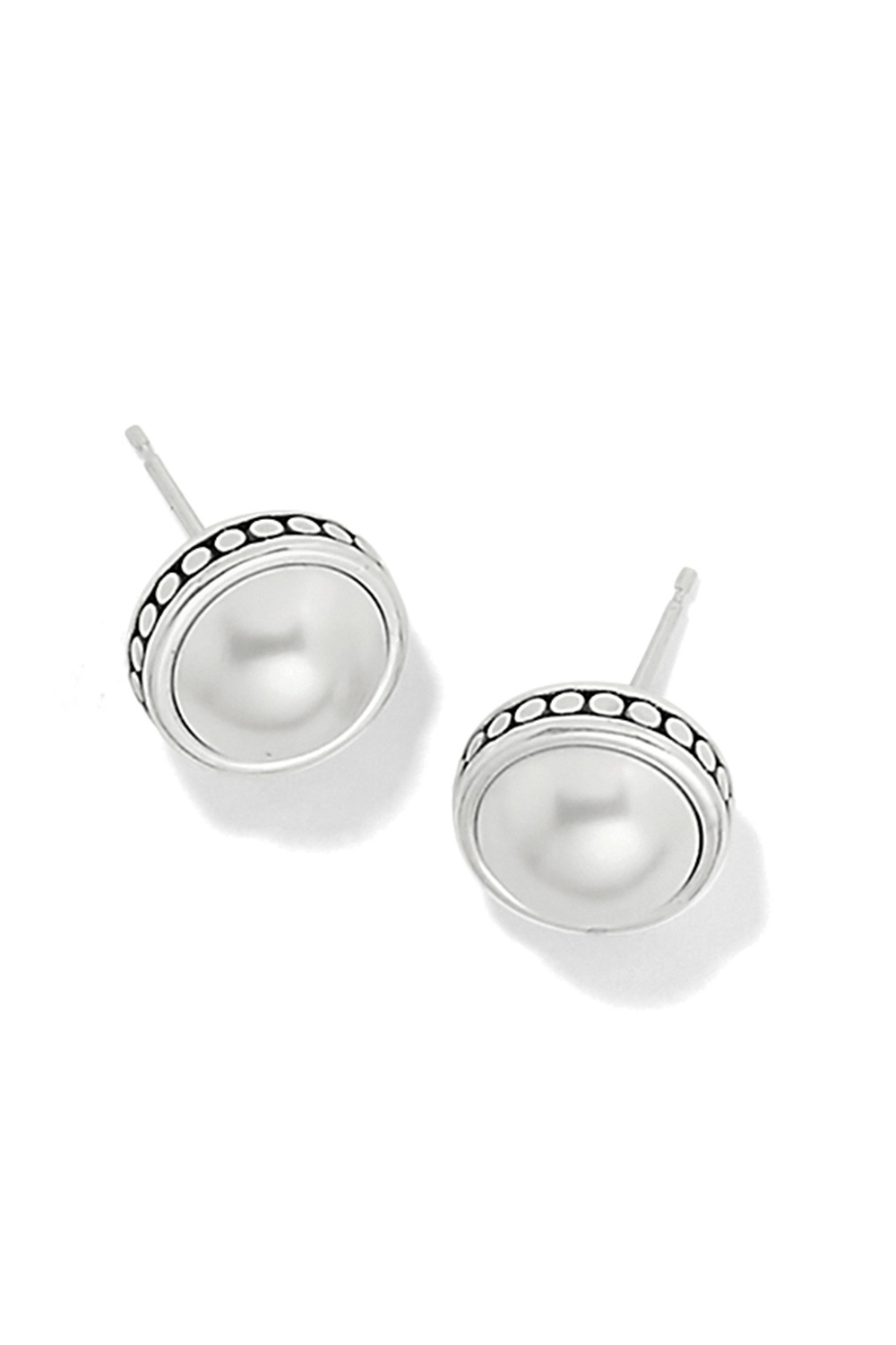 Brighton Pebble Dot Pearl Post Earrings