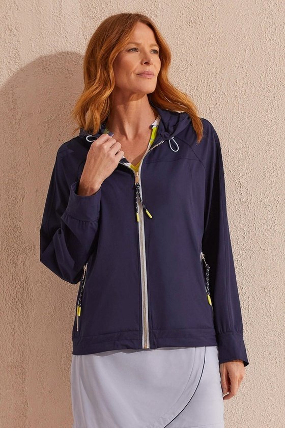 FOUR-WAY STRETCH HOODED JACKET