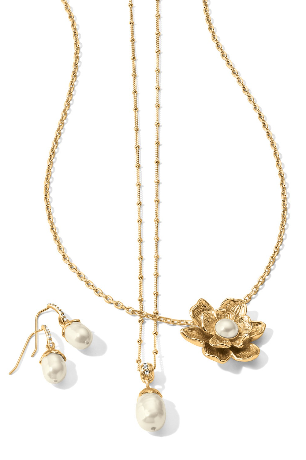 Everbloom Pearl Drop Necklace