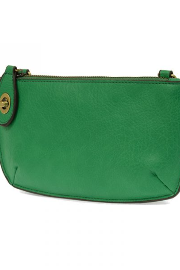 Mini Crossbody Wristlet Clutch (Green)