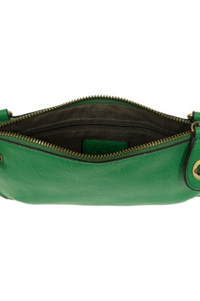 Mini Crossbody Wristlet Clutch (Green)