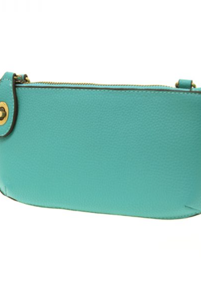 Mini Crossbody Wristlet Clutch (Mayan Green)