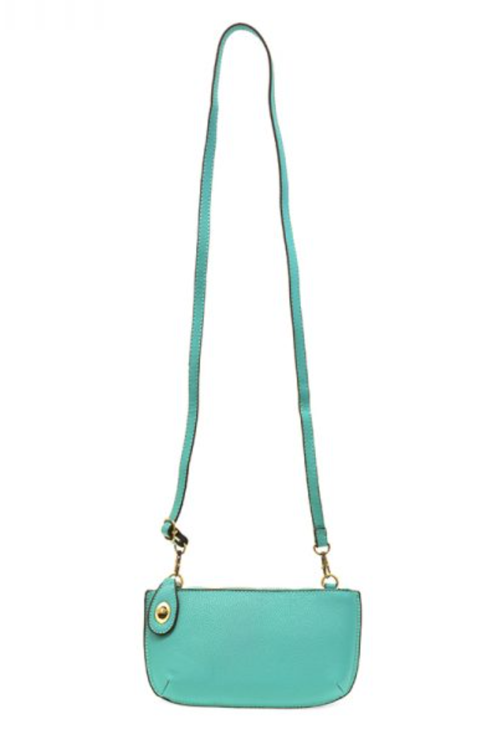 Mini Crossbody Wristlet Clutch (Mayan Green)