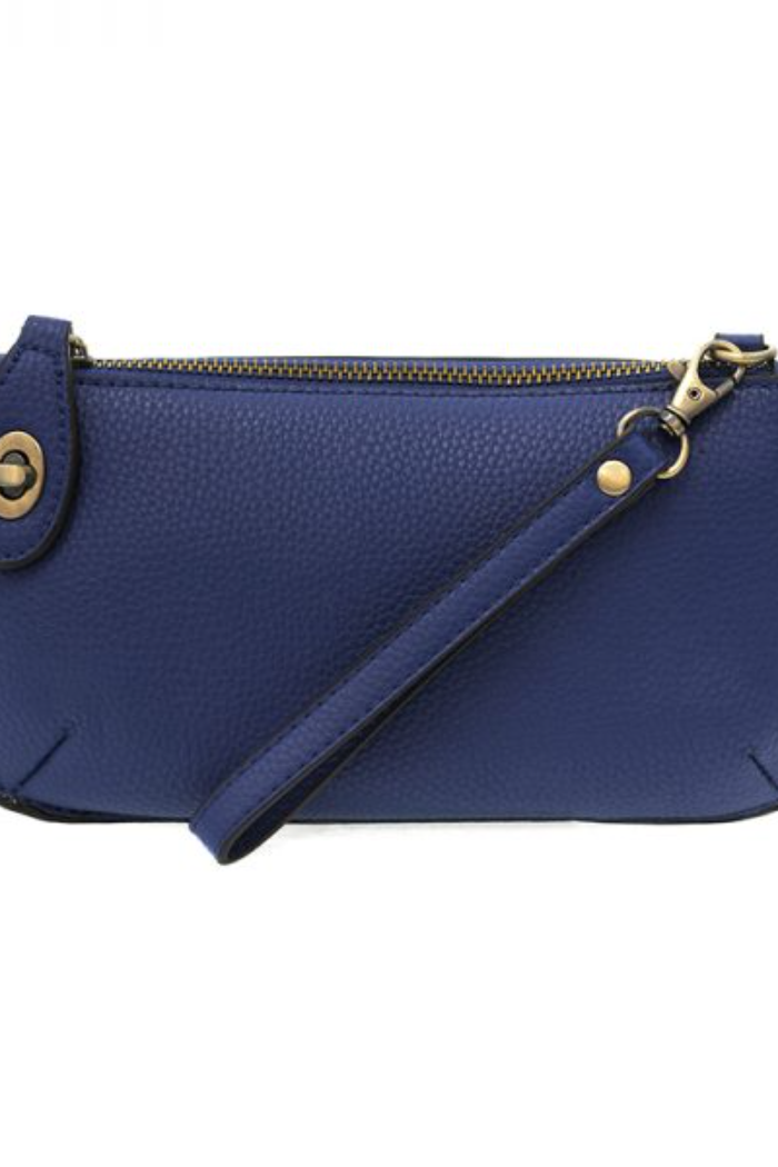 Mini Crossbody Wristlet Clutch (Dark Cobalt)