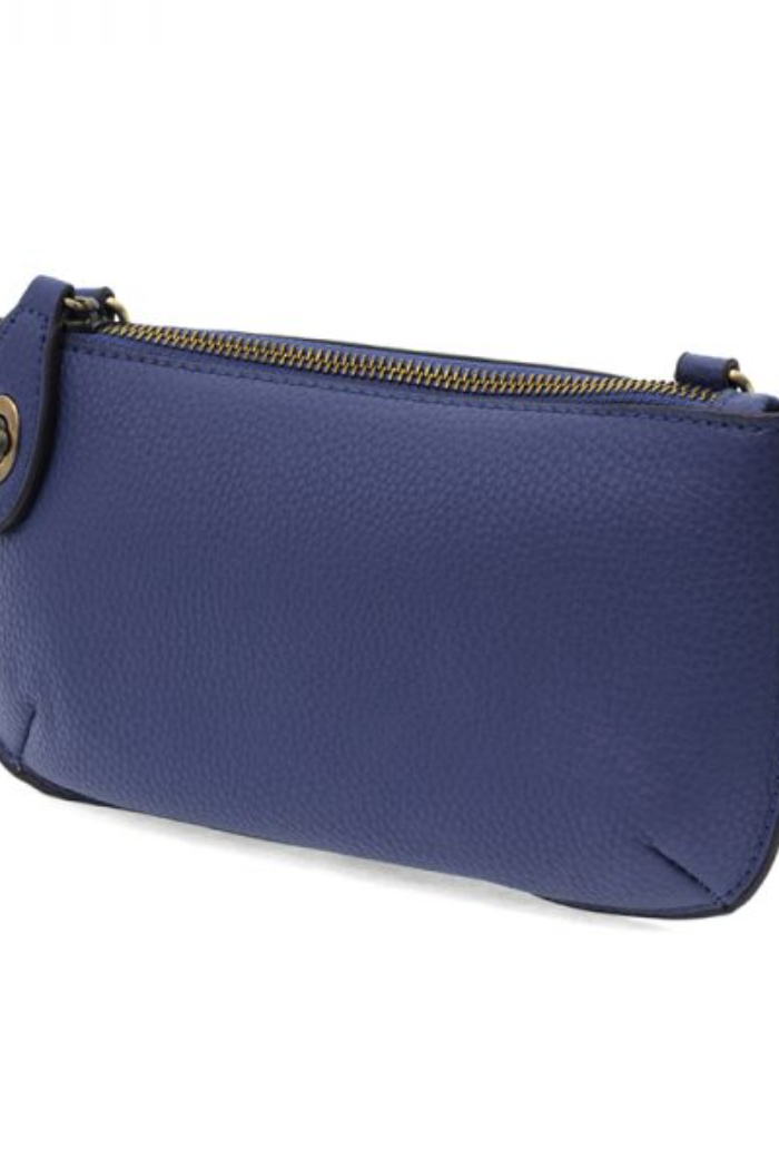 Mini Crossbody Wristlet Clutch (Dark Cobalt)