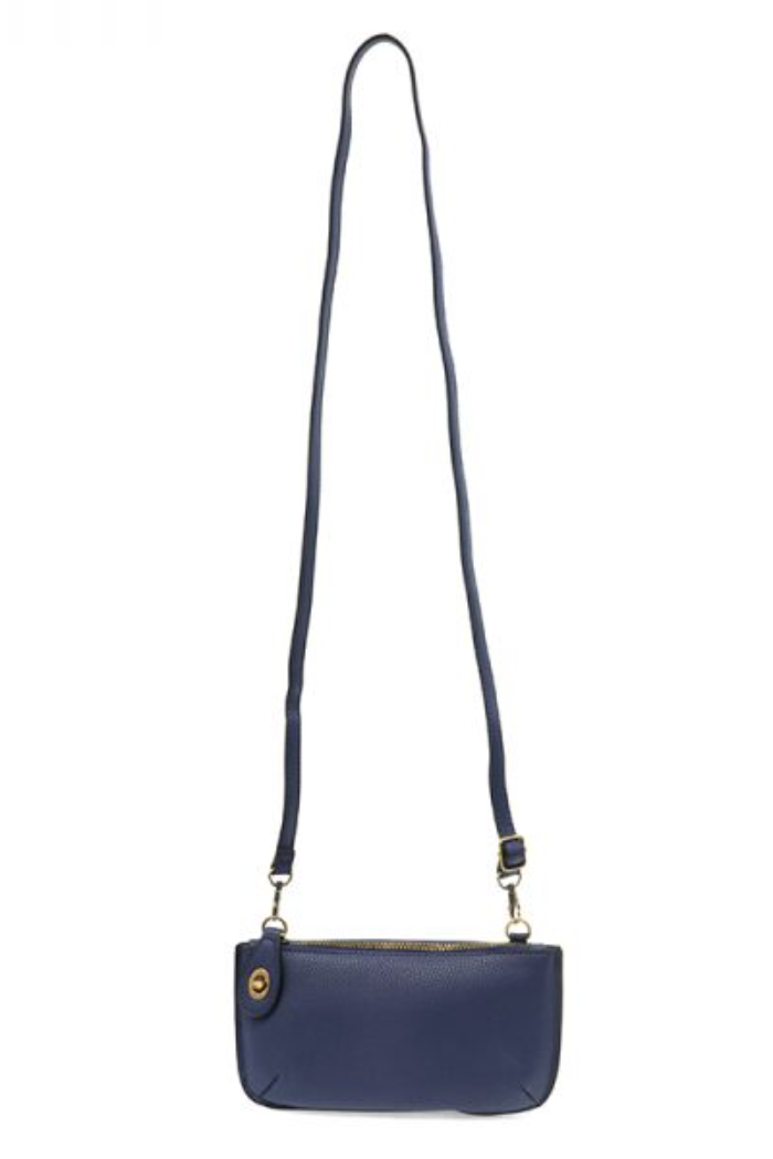 Mini Crossbody Wristlet Clutch (Dark Cobalt)