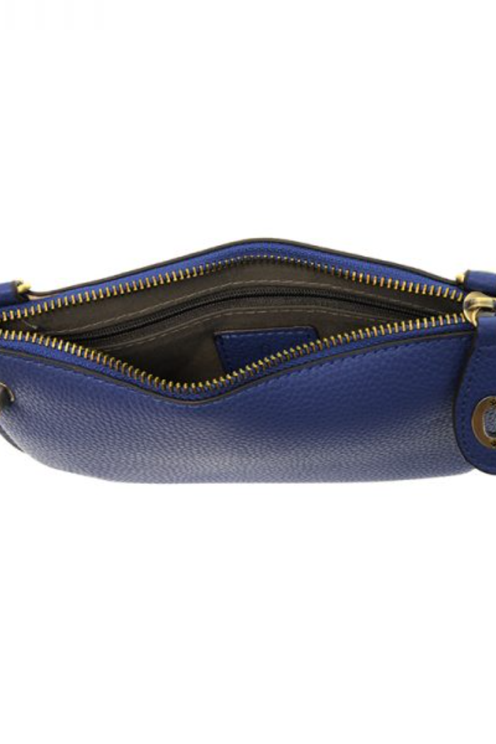 Mini Crossbody Wristlet Clutch (Dark Cobalt)