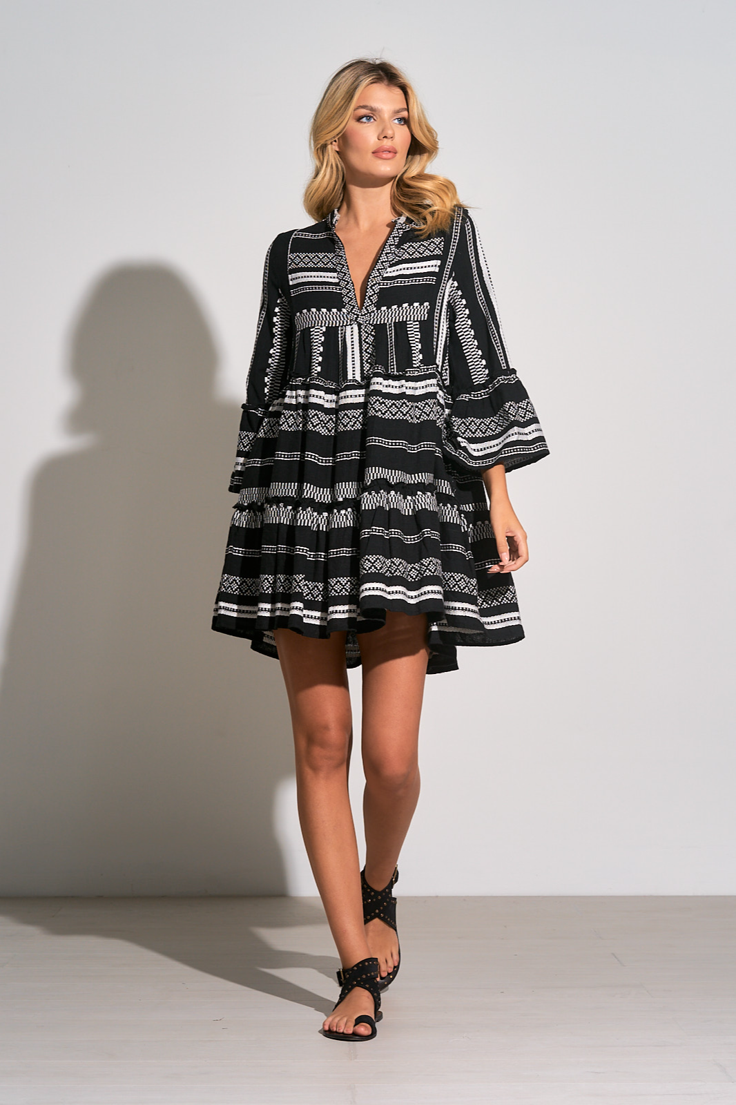 Stripe Sleeved Dress