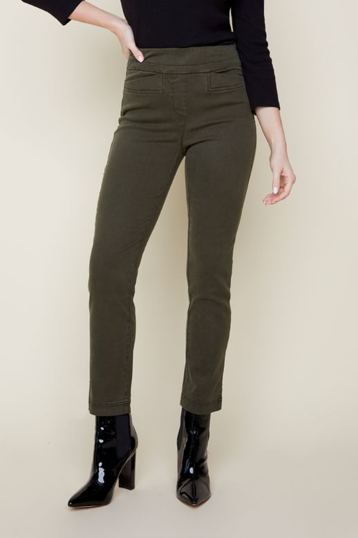 Cigarette Tencel Ankle Pant