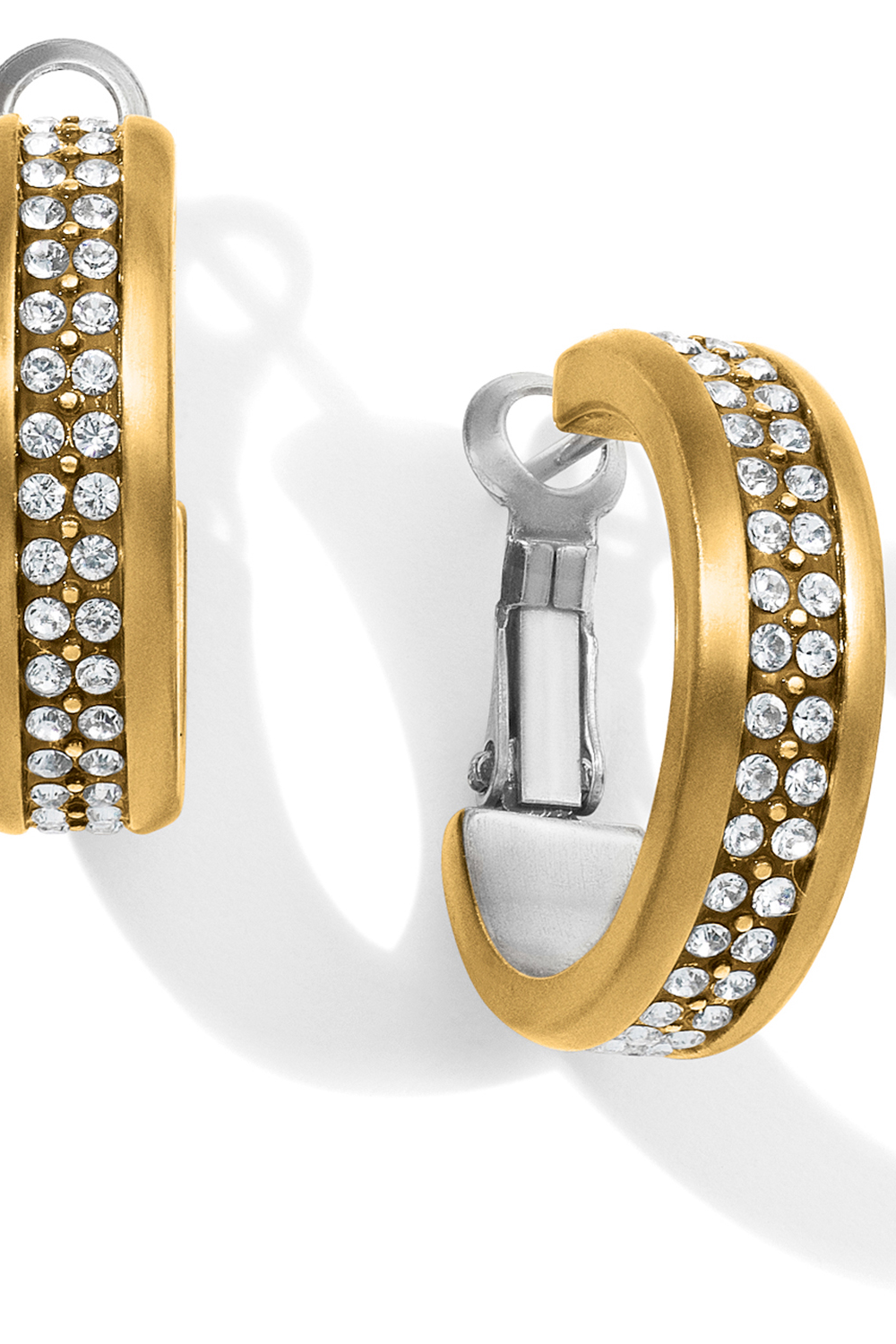 Meridian Two Tone Hoop Earrings