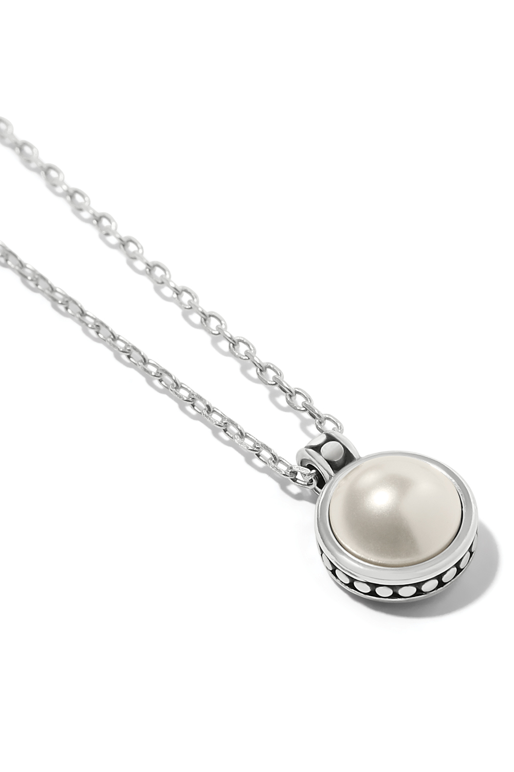 Pebble Dot Pearl Short Necklace