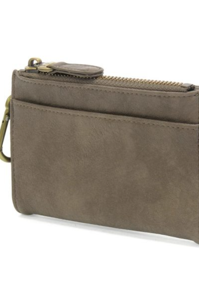 Bobbie Bifold Wallet With Carabiner (Taupe)