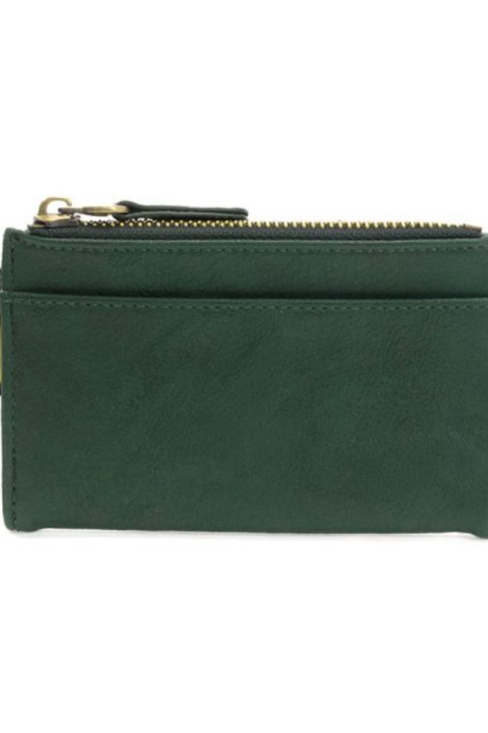 Bobbie Bifold Wallet With Carabiner (Deep Green)