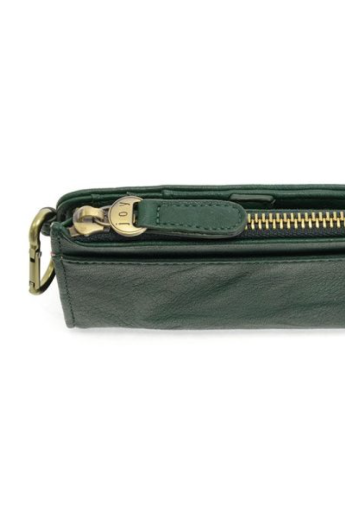 Bobbie Bifold Wallet With Carabiner (Deep Green)