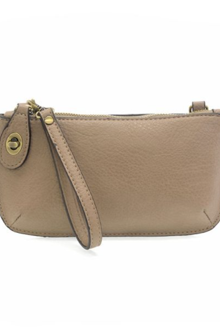 Mini Crossbody Wristlet Clutch (Mushroom)