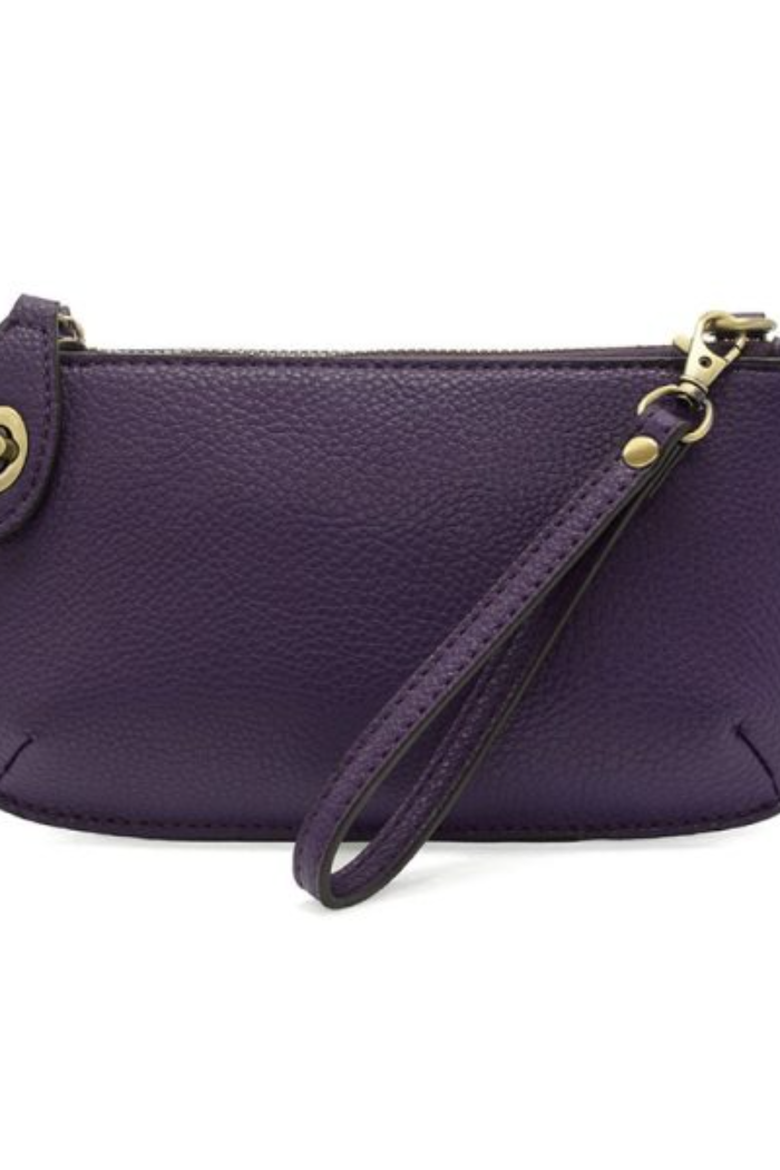 Mini Crossbody Wristlet Clutch (Midnight Purple)