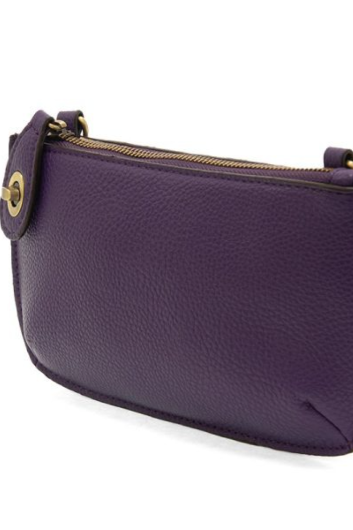 Mini Crossbody Wristlet Clutch (Midnight Purple)