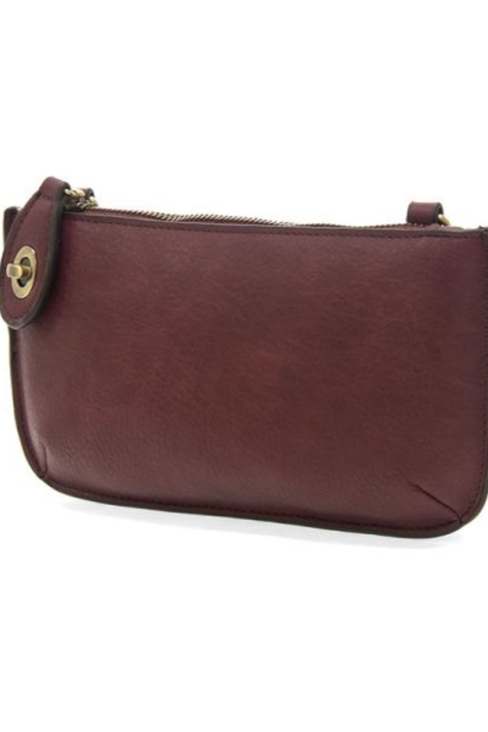 Mini Crossbody Wristlet Clutch (Red Violet)