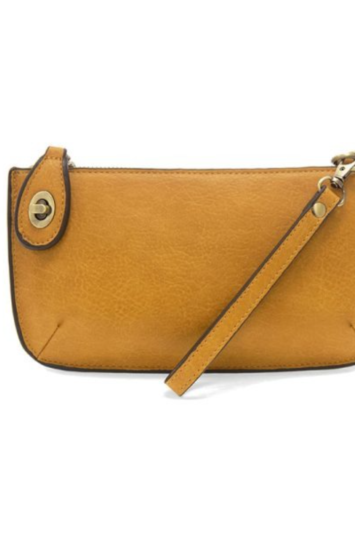 Mini Crossbody Wristlet Clutch (Honey)