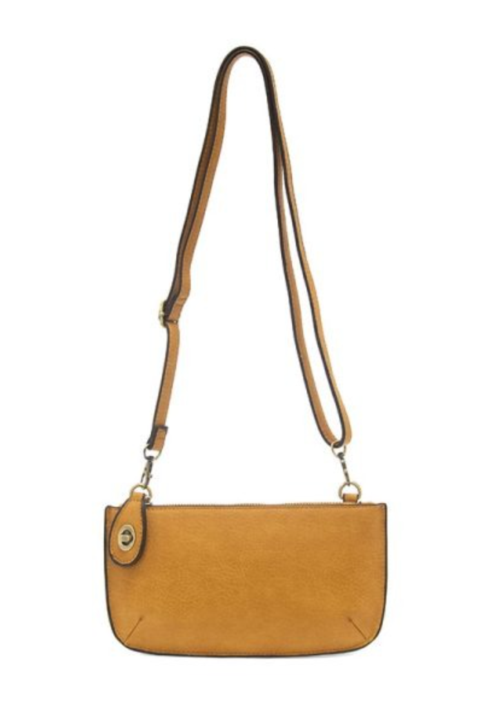 Mini Crossbody Wristlet Clutch (Honey)