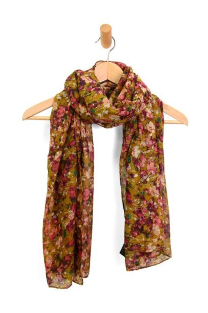 Floral Calico Scarf