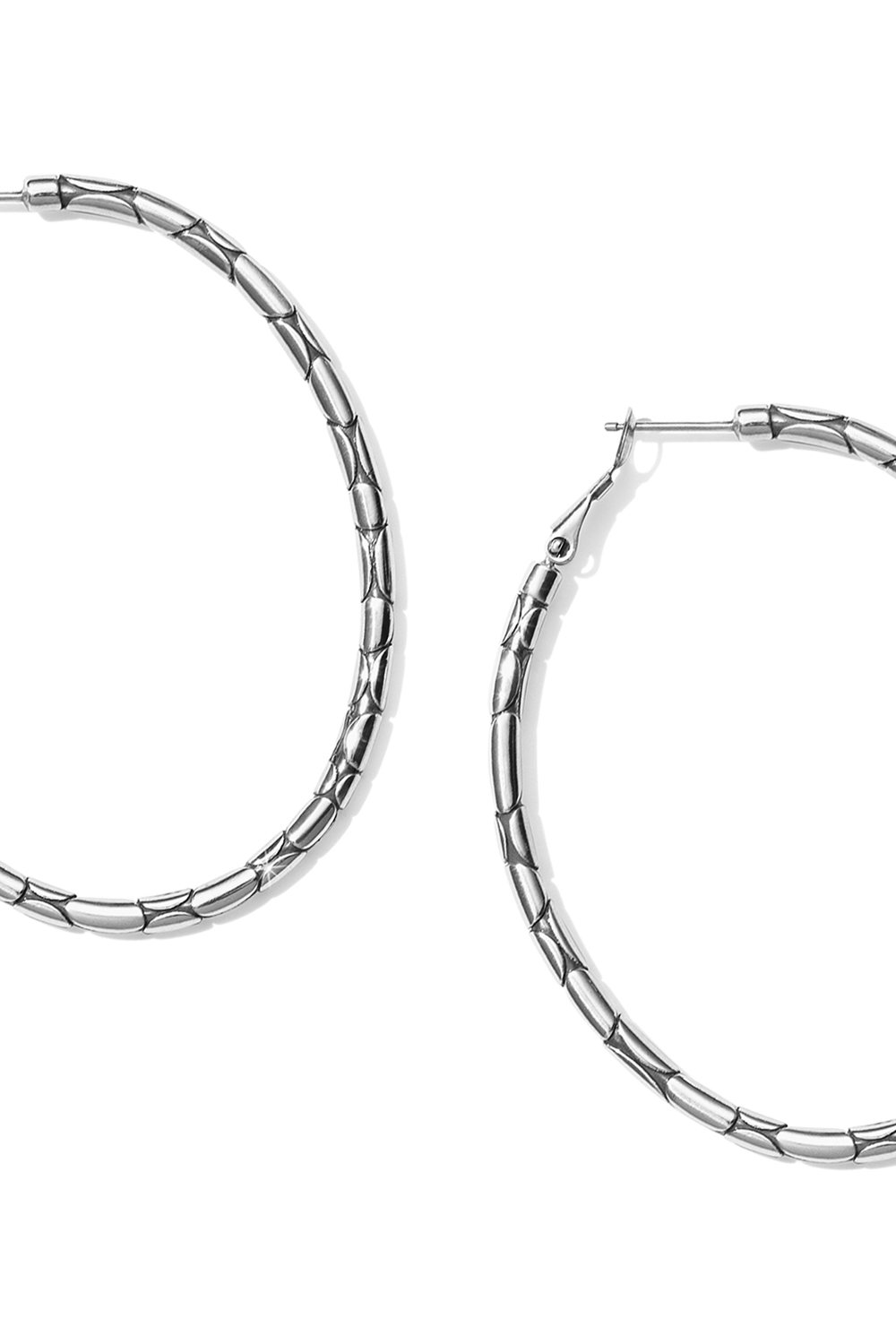 Pebble Large Oval Hoop Earrings