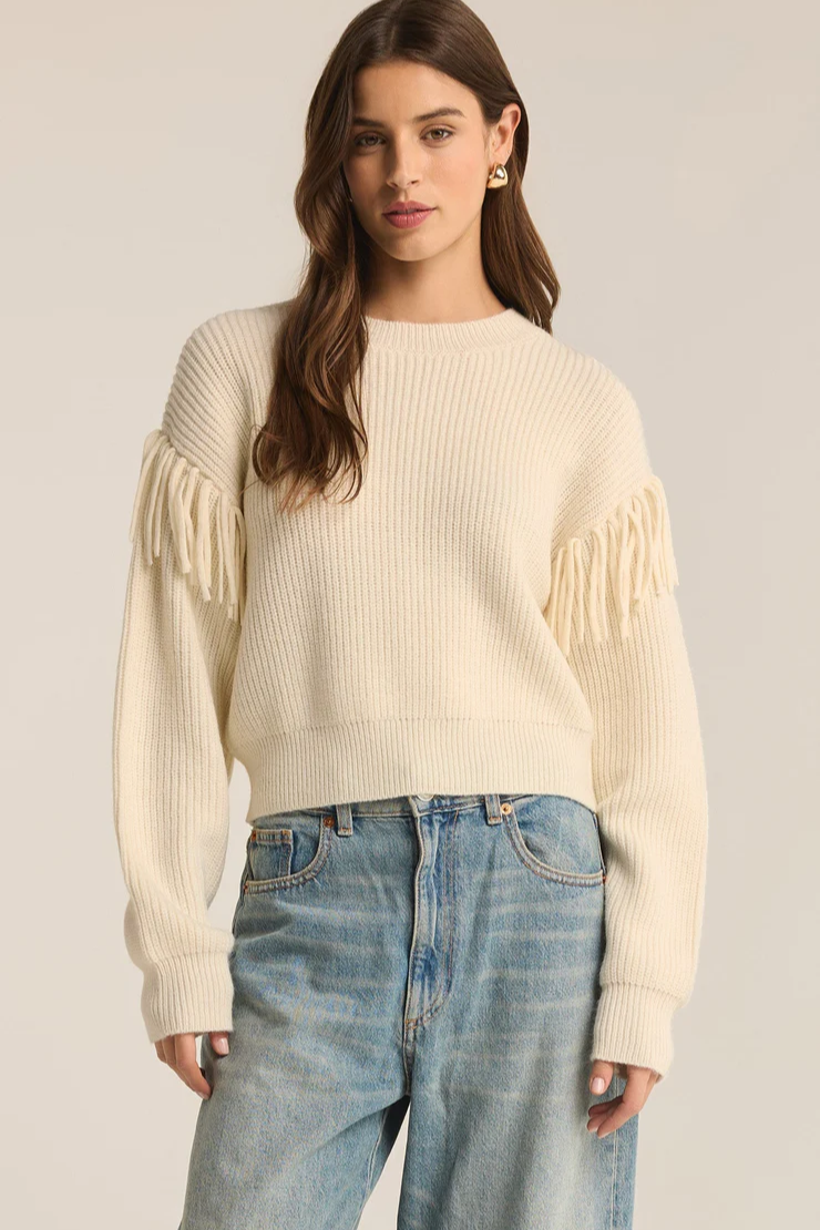 On The Fringe Sweater