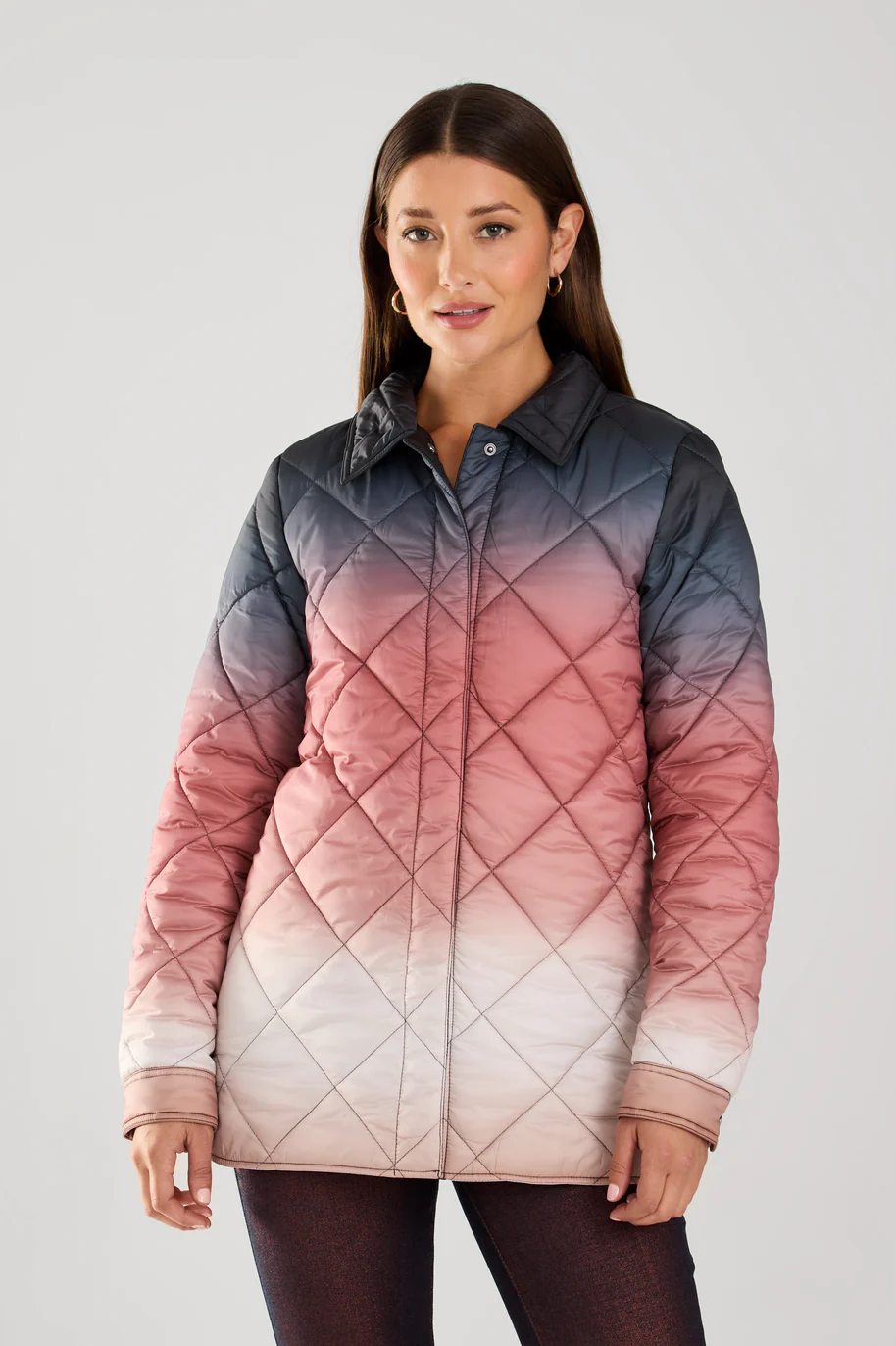 Quilted Ombre Jacket