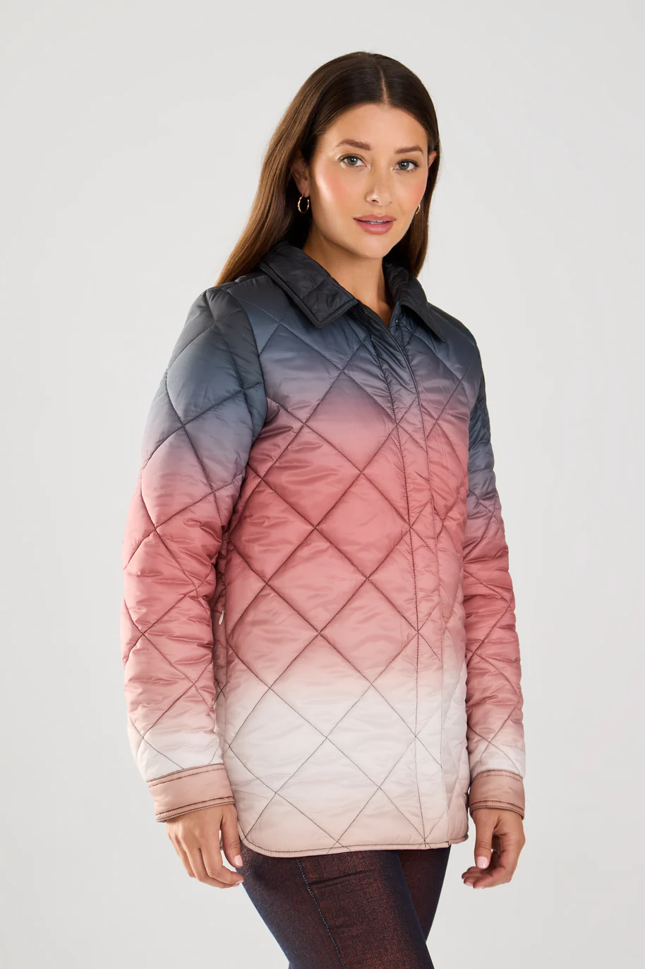 Quilted Ombre Jacket