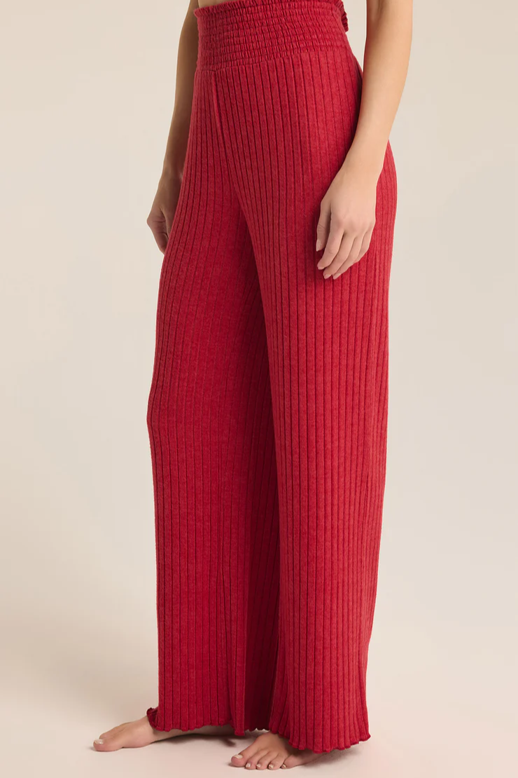 Dawn Smocked Rib Pant