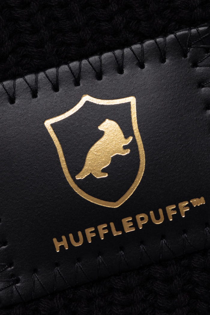 Hufflepuff™ Buffalo Check Pom Beanie