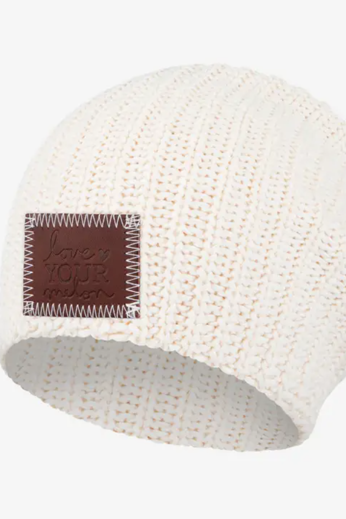 White Speckled Beanie