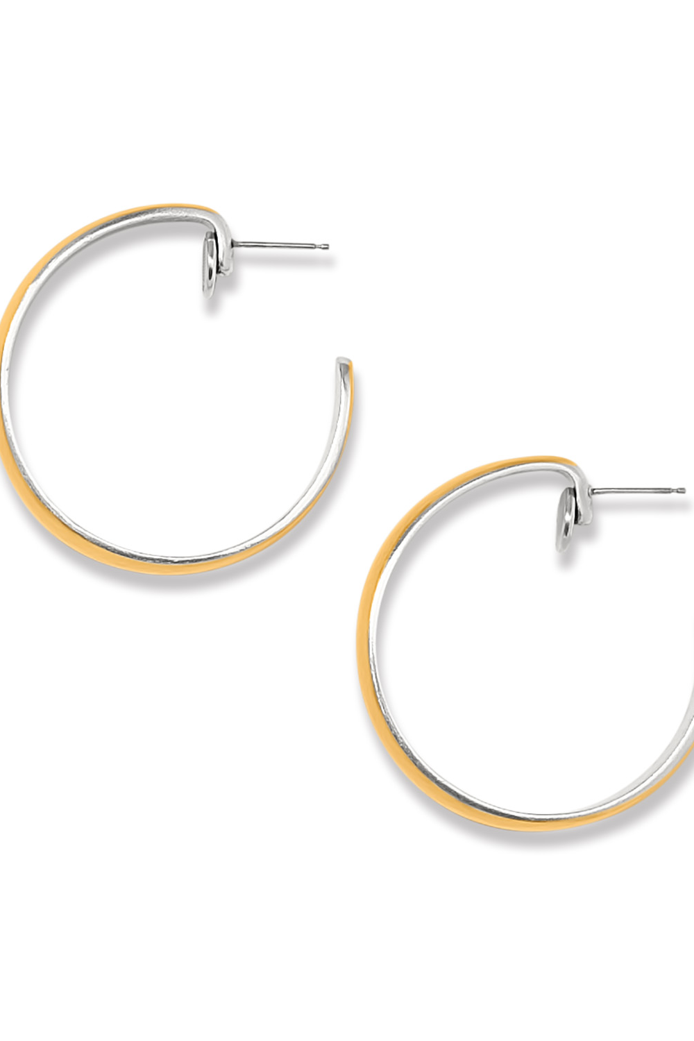 Ferrara Entrata Moon Large Hoop Earrings