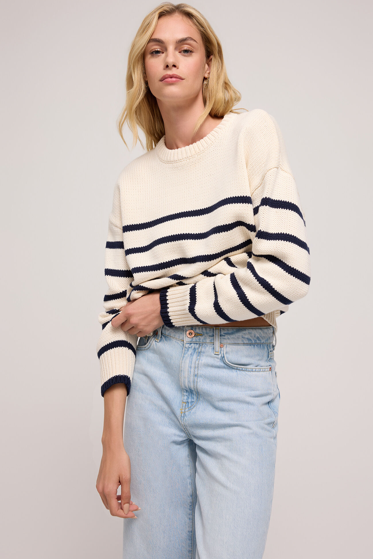 Boyfriend Stripe Sweater