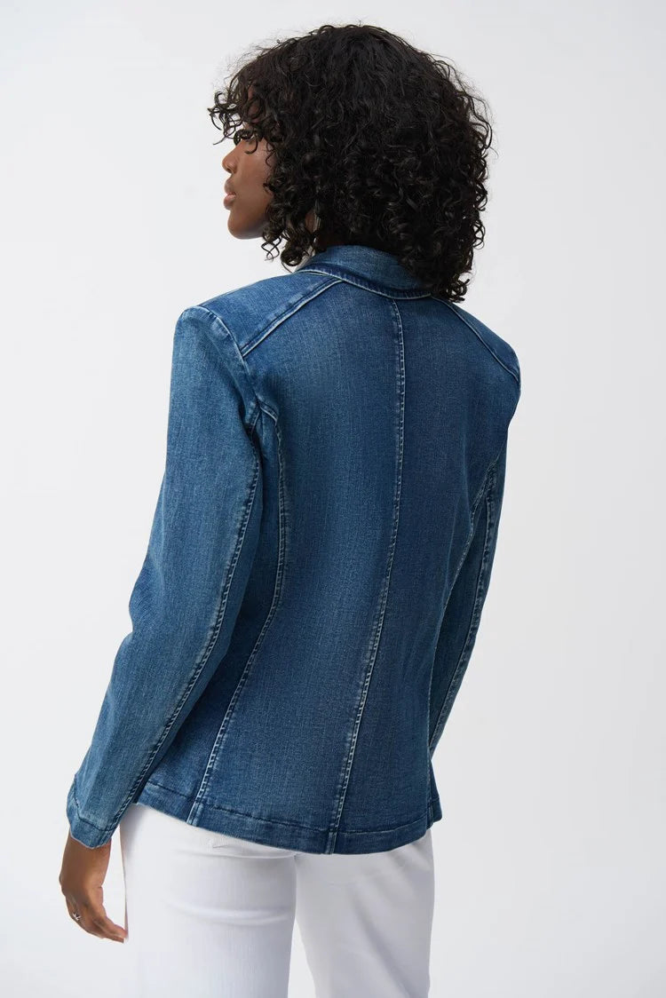 Double Breasted Denim Jacket