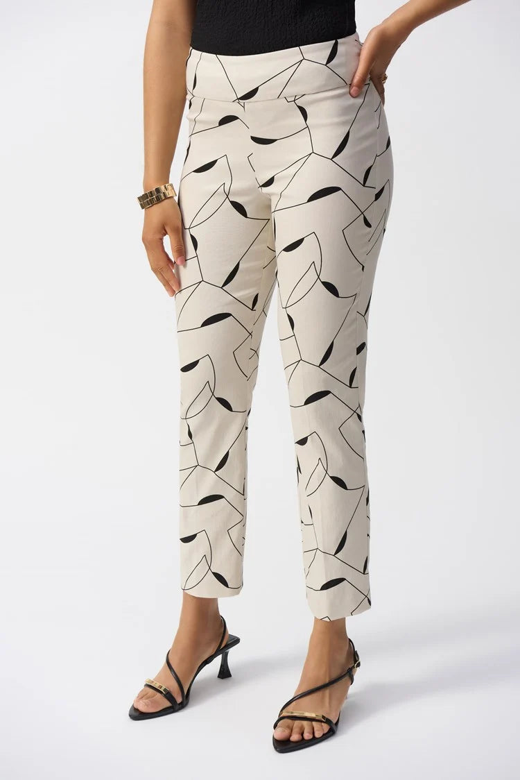 Millennium Geometric Print Straight Pants