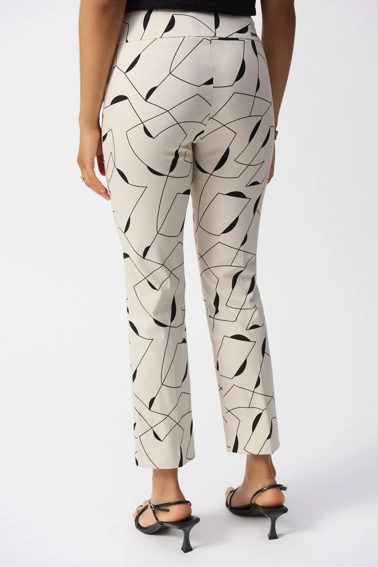 Millennium Geometric Print Straight Pants