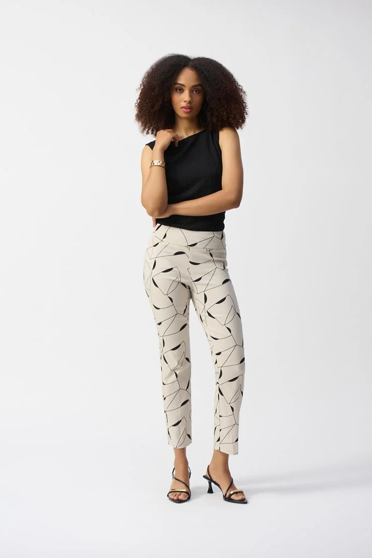 Millennium Geometric Print Straight Pants