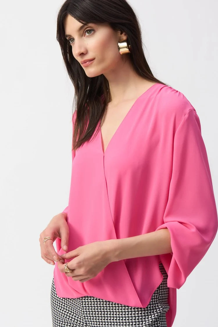 Georgette Boxy Wrap Top