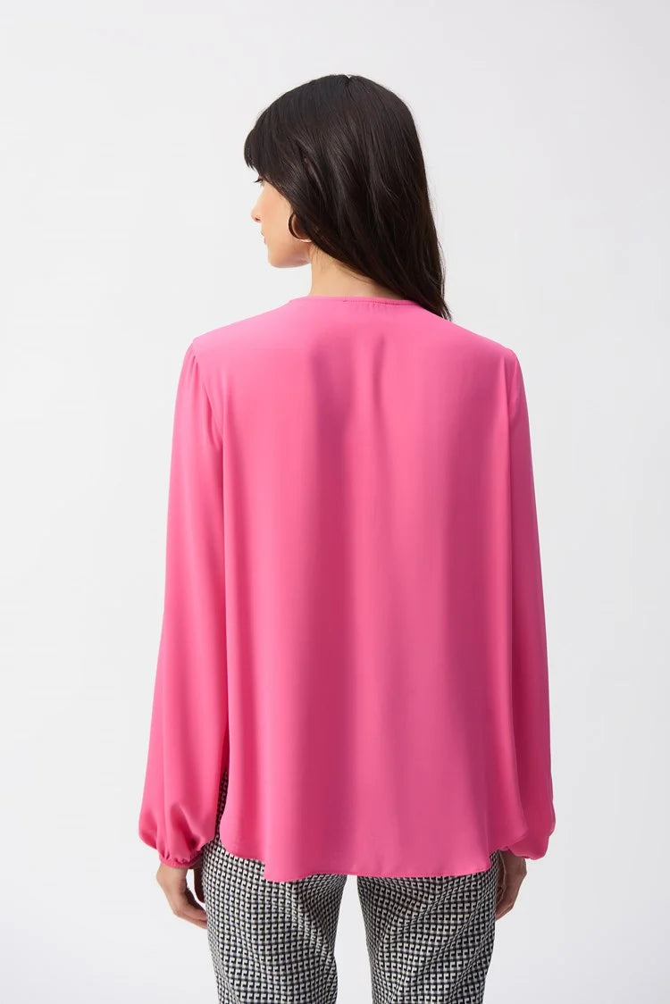 Georgette Boxy Wrap Top