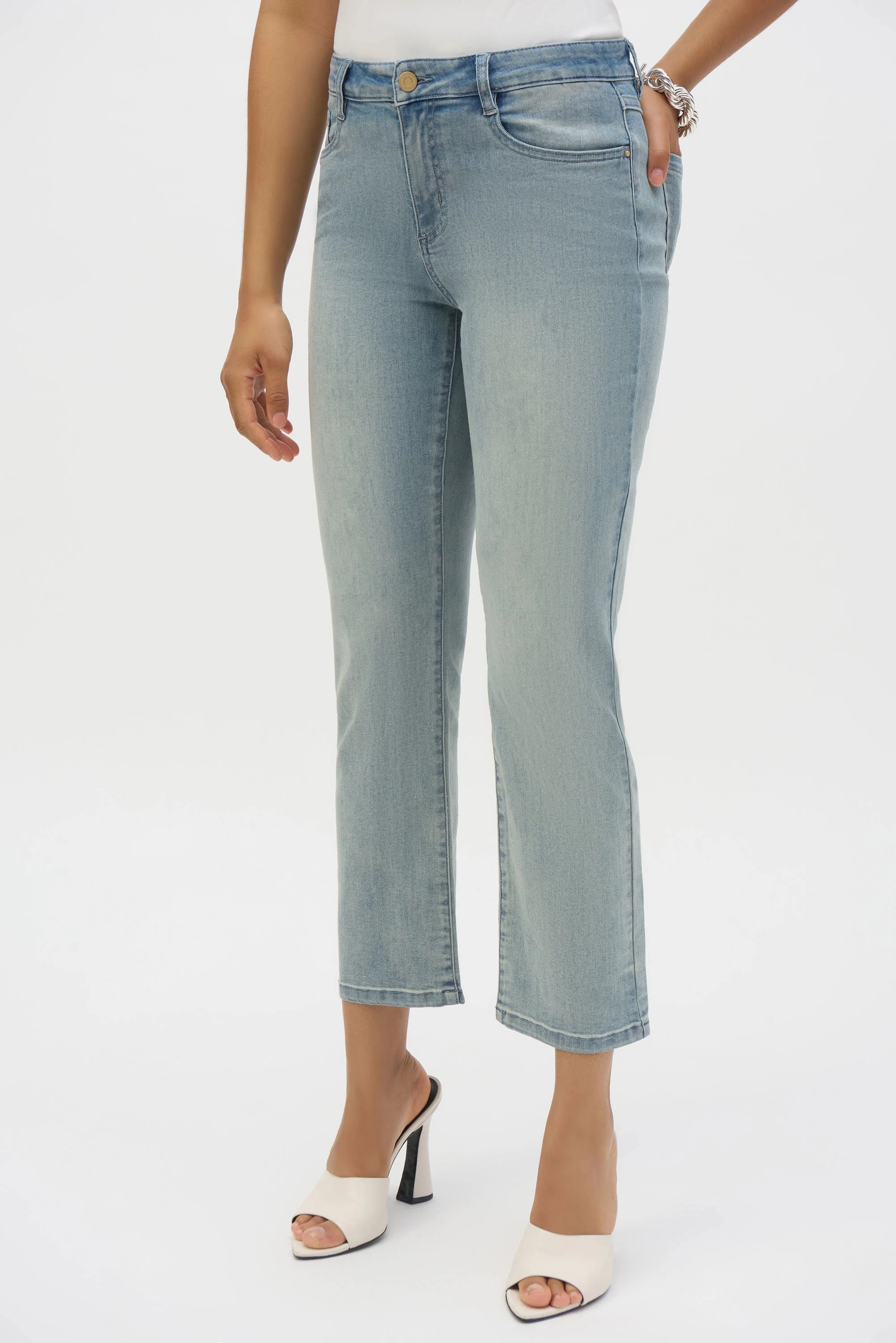 Flare Mid-rise Jeans