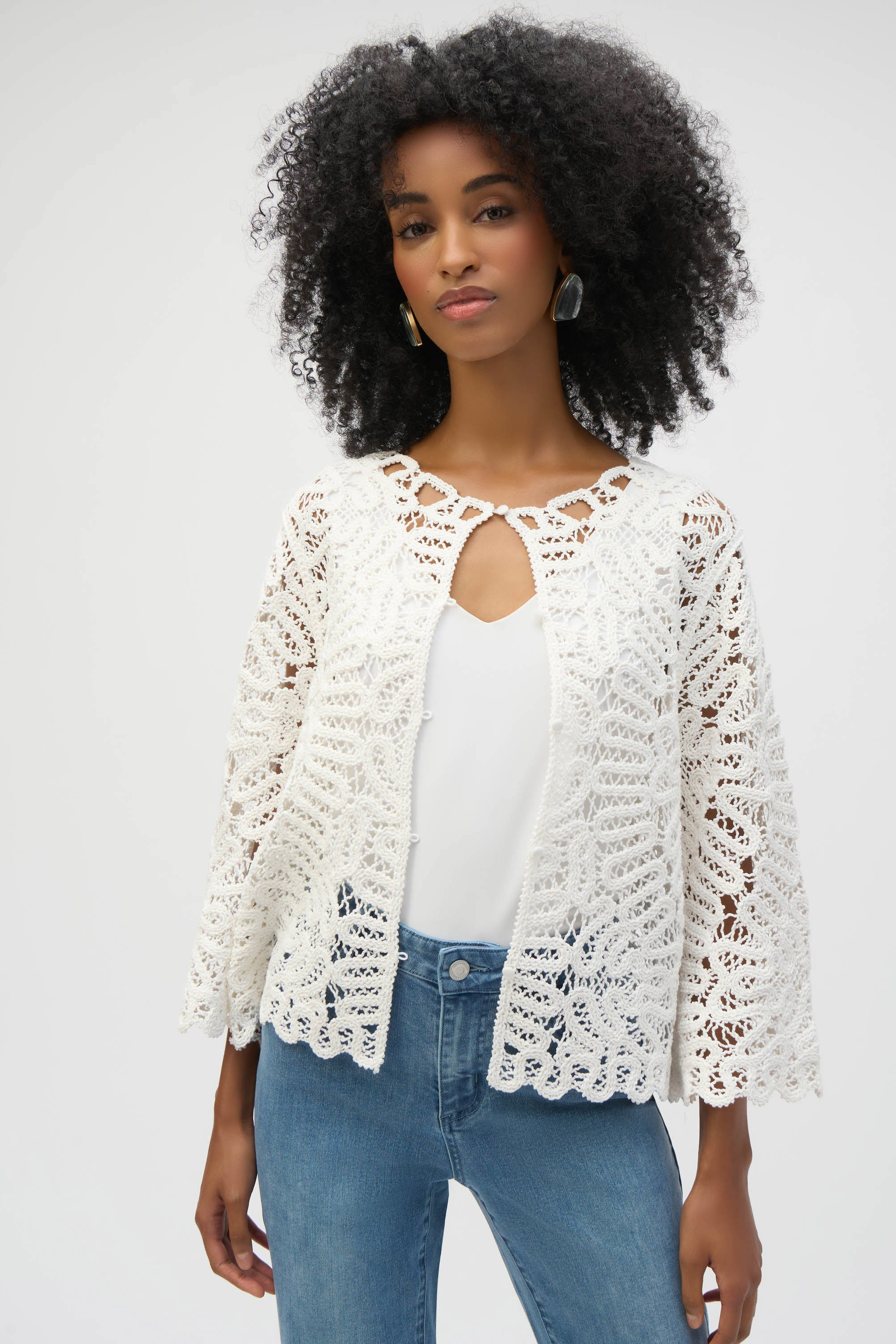 Crochet Sweater Knit Cover-Up